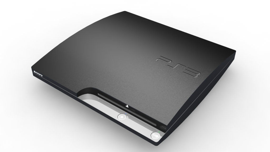 3d model of ps3 slim