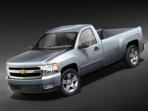 chevrolet silverado pickup regular 3d 3ds