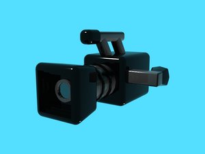 free video camera 3d model