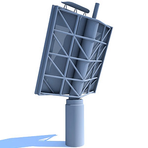 radar surveillance 3d model