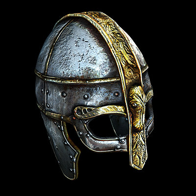 Historically Viking Helmet 3d Model