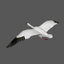 flying goose 3d model