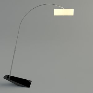 3dsmax arco floor lamp -