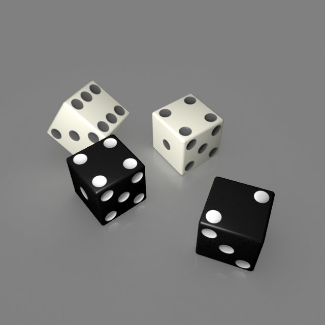 3ds max black dice clue monopoly