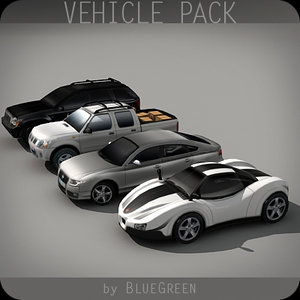 realtime vehicle pack 3d model