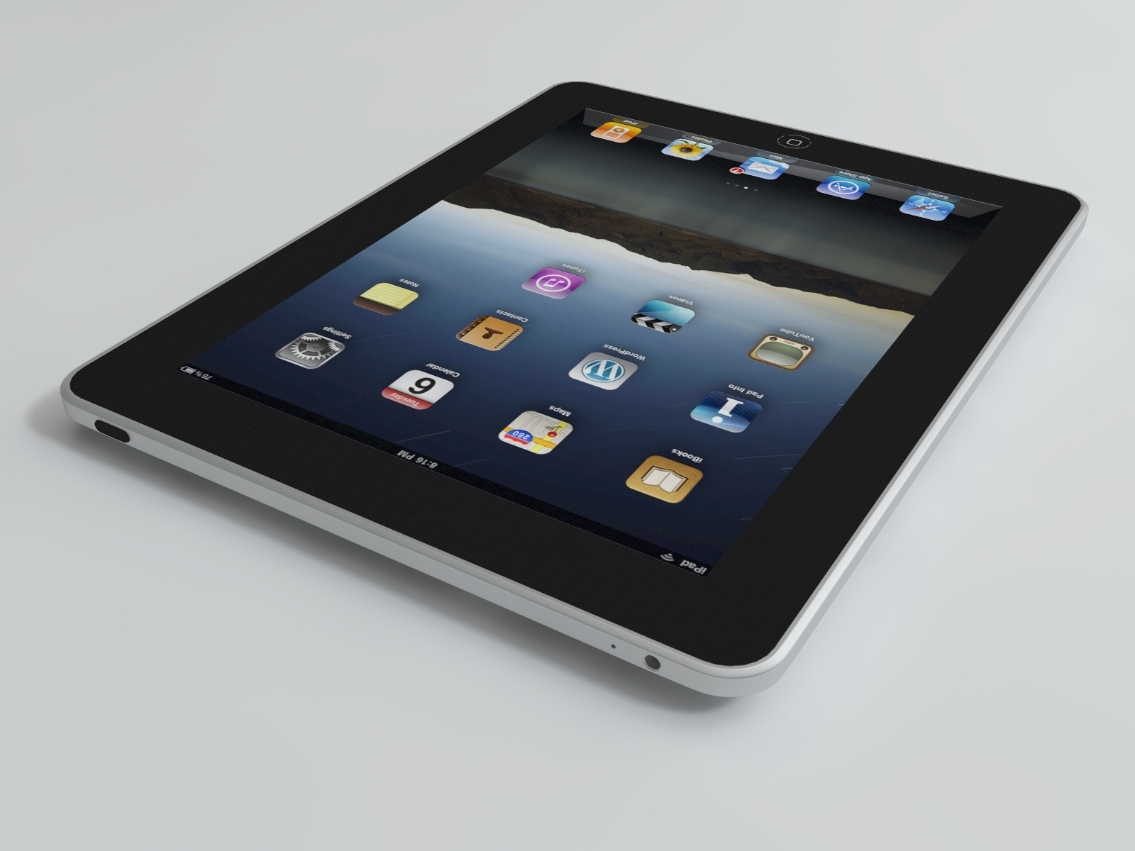 apple ipad 3d model