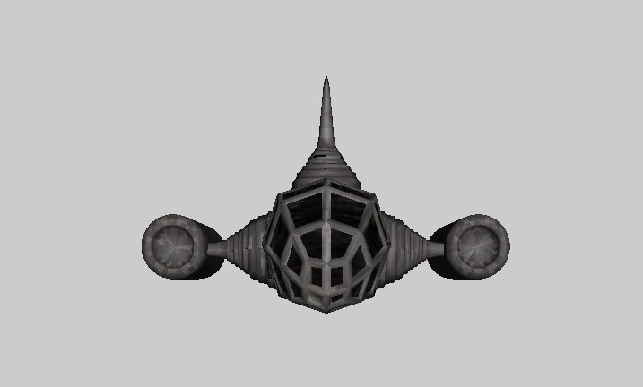 space ship 3d model