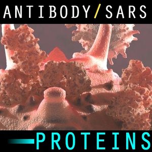 antibodies attack sars bacteria cell 3d model