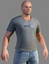 3d model casual male character