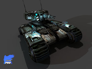 scorpion tank 2020 3d model