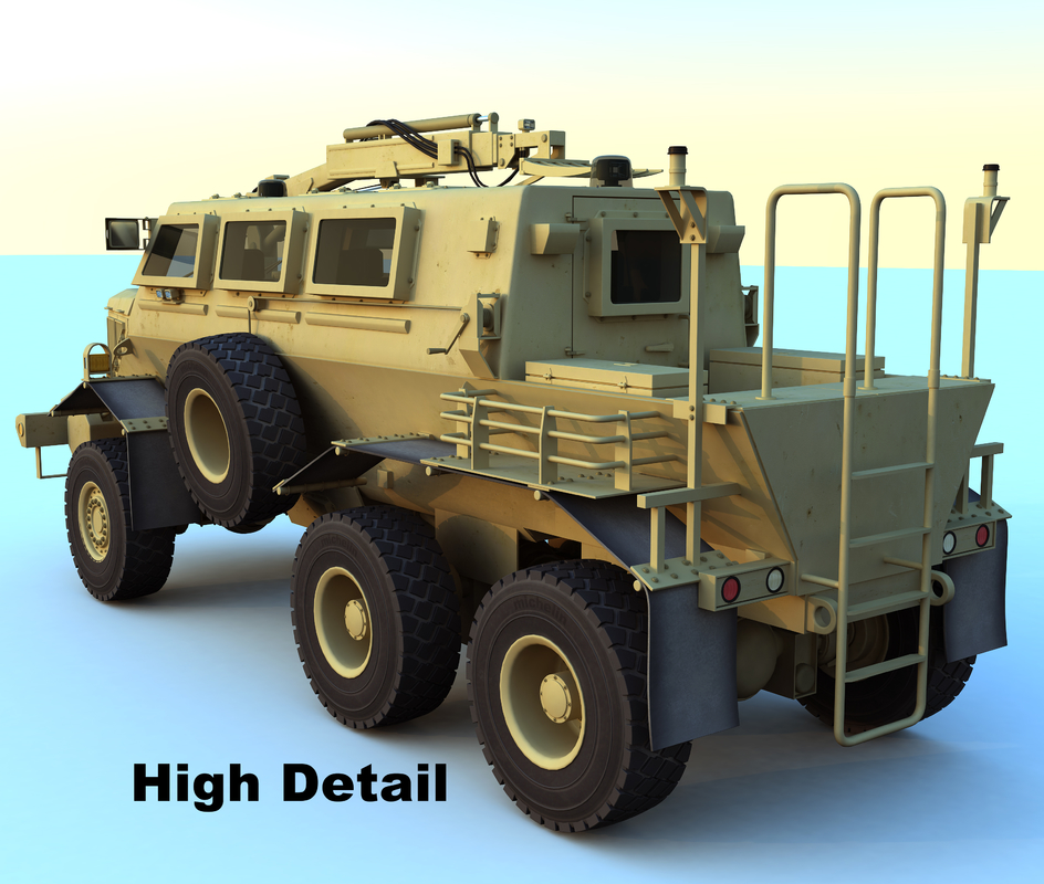 military vehicles 3d model