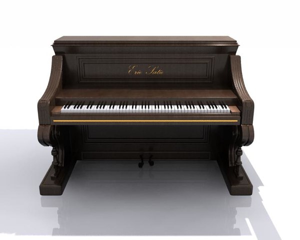 3d hight piano model