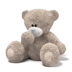 3dsmax teddy bear toy