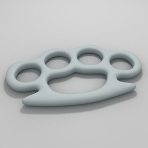 3d model knuckle duster