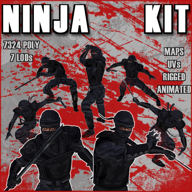 3d model ninja kit