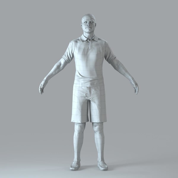 character human 3d model