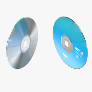 cd dvd disc 3d model