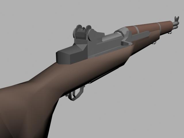 Classic M1 Garand 3d Model 2264