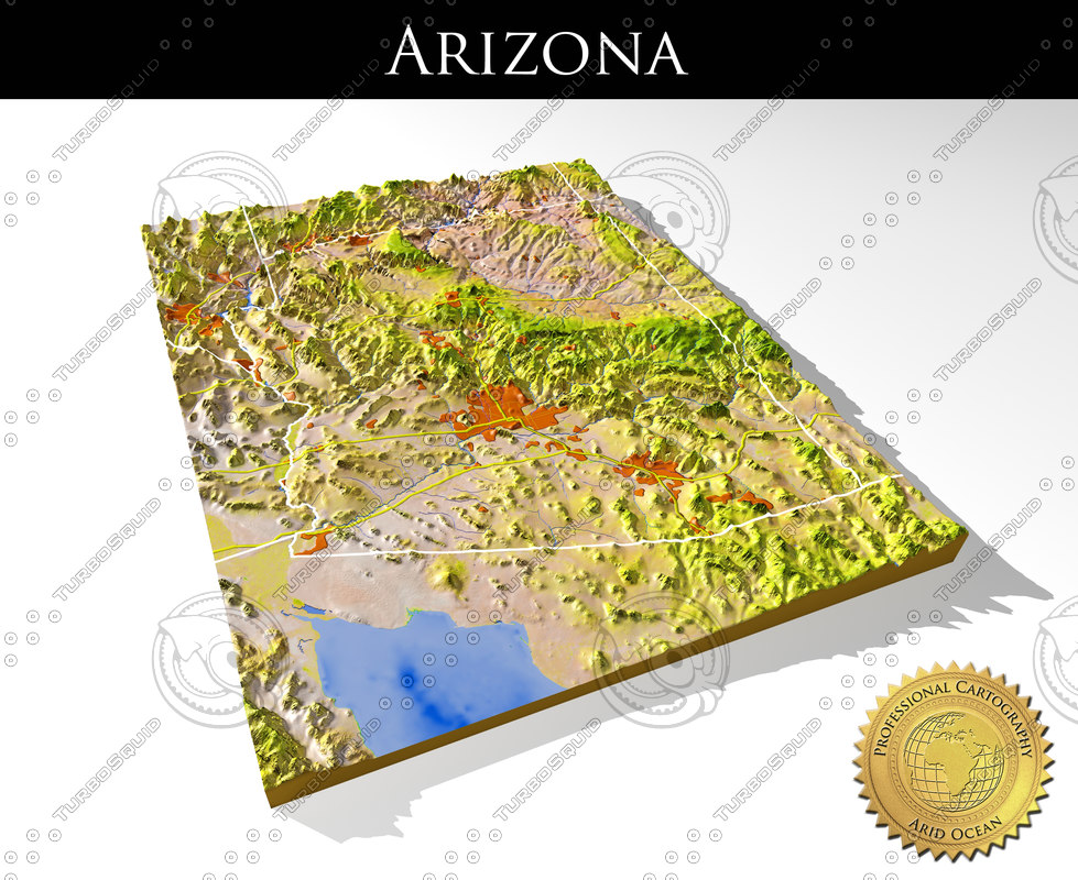 Max Relief Arizona   Map Relief Cc294975 051a 4ff3 A900 1912027871ddOriginal 