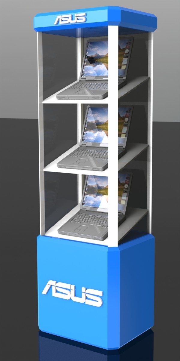 3d display stand model