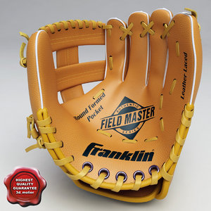 baseball glove 3d model