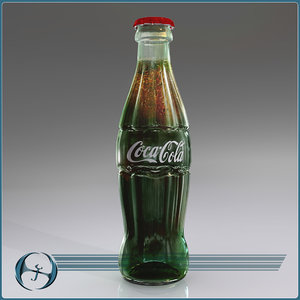 iconic cola bottle 3d model