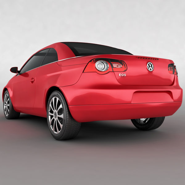 volkswagen eos 3d model