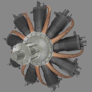 3d rotary engine rhone