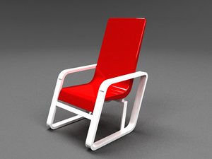 modern chair 3d model