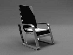 obj modern chair