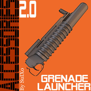 3d m203 grenade launcher