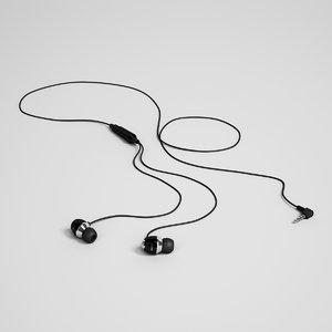 3d headphones headphone model