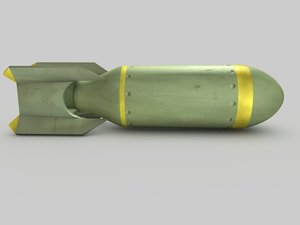 military bombing 3d model