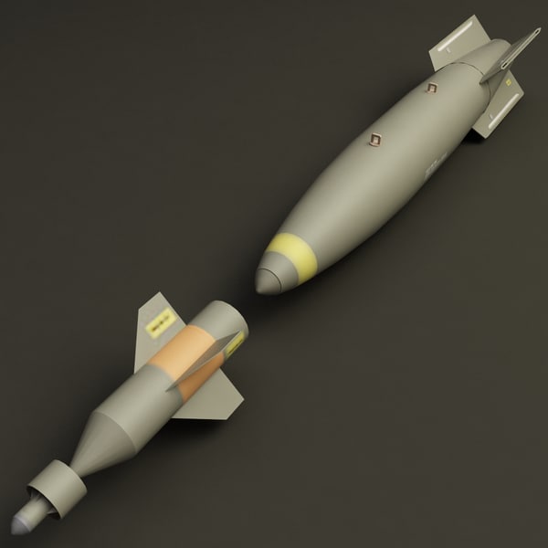 aircraft bombs 3d model