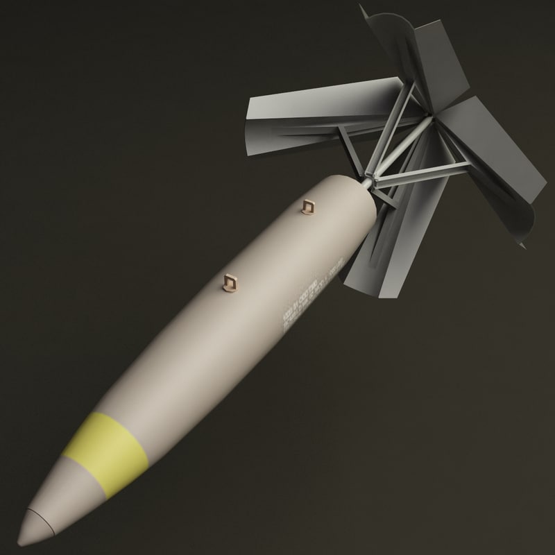 aircraft bombs 3d model