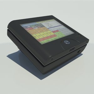 sps-2000 cash register 3d model