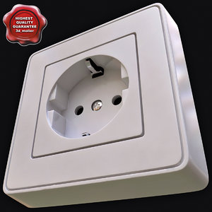 electrical outlet c4d