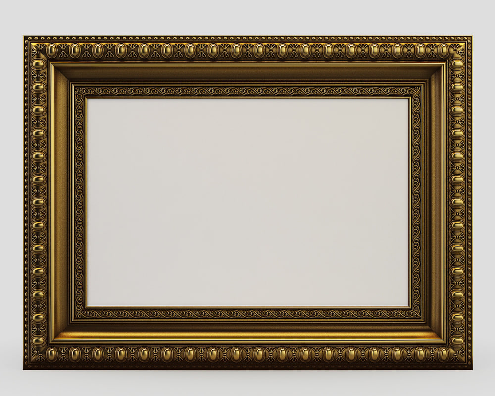 frame picture classic 3d model