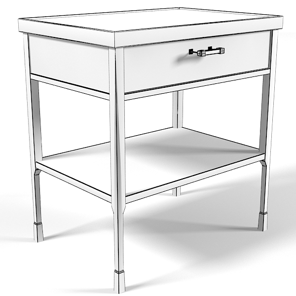 baker night stand 3d model