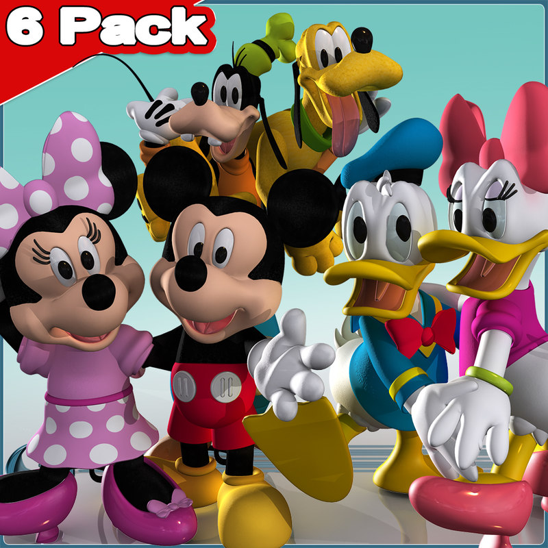 3d 6 mickey friends