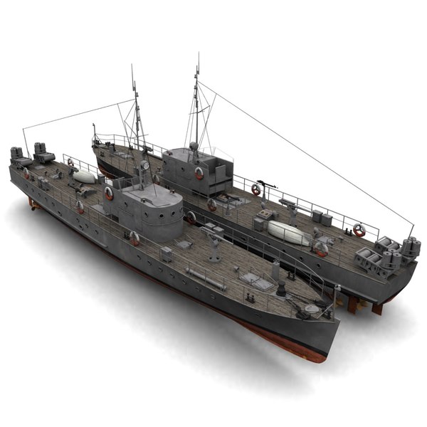 soviet anti-submarine patrol 3d model