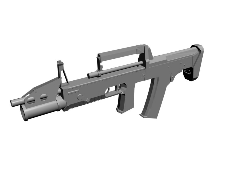 a-91 assault rifle obj