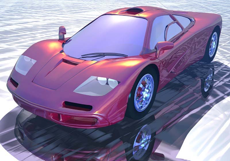 race car 3d model