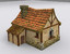 medieval fantasy town tiny 3d model