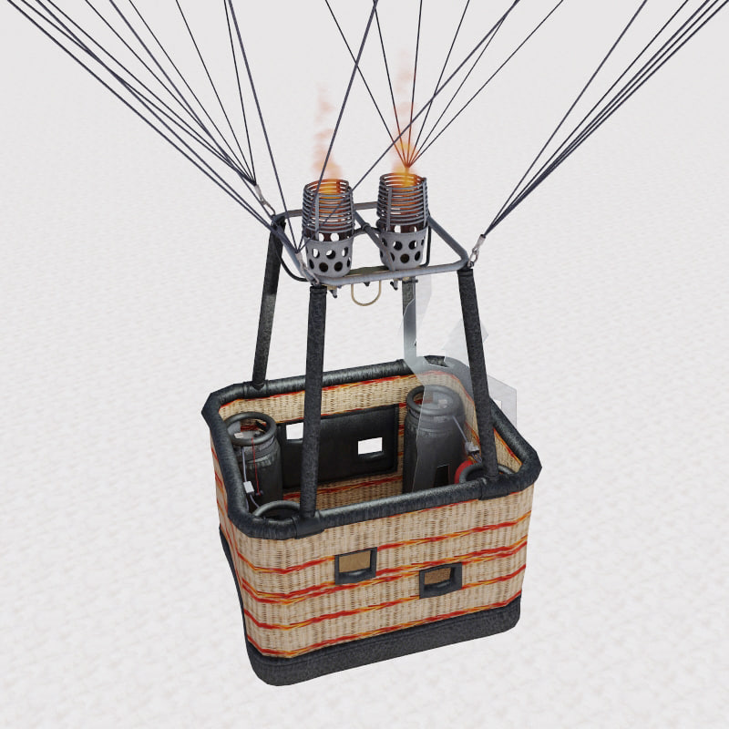 3d Model Zeppelin Air Balloon