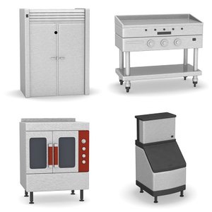kitchen machines 3d model