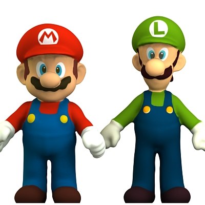 3dsmax mario luigi