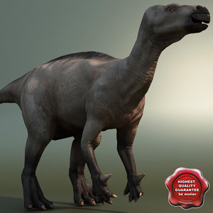 3d model of dinosaur iguanodon