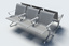 waiting chairs 3d model