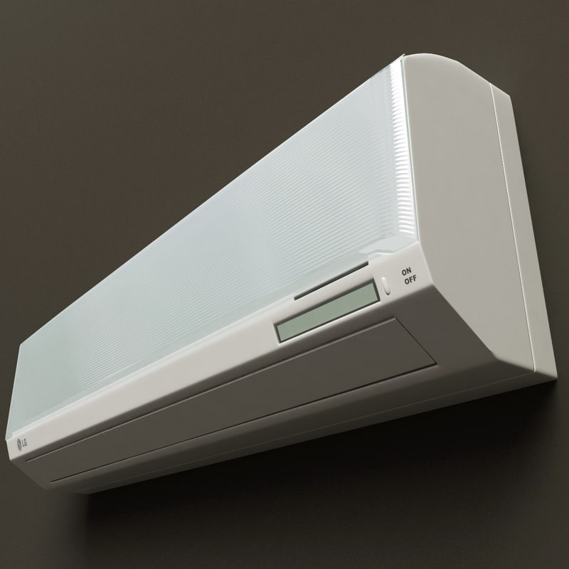 Wall Mounted Air Conditioner 3d Model 2937